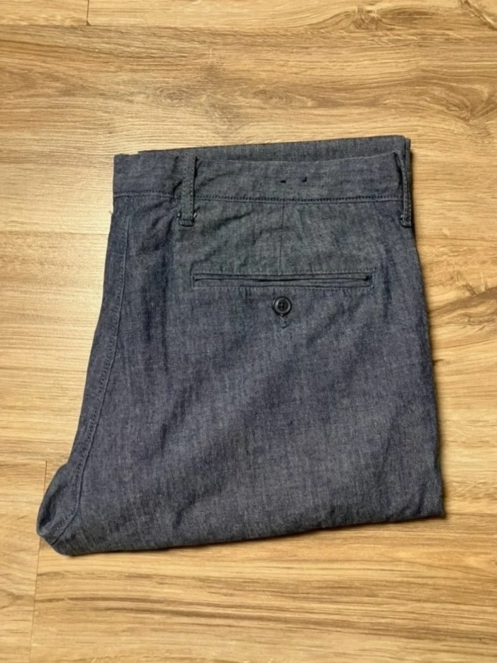 J.Crew 484 Stretch Chambray Chino Pants
